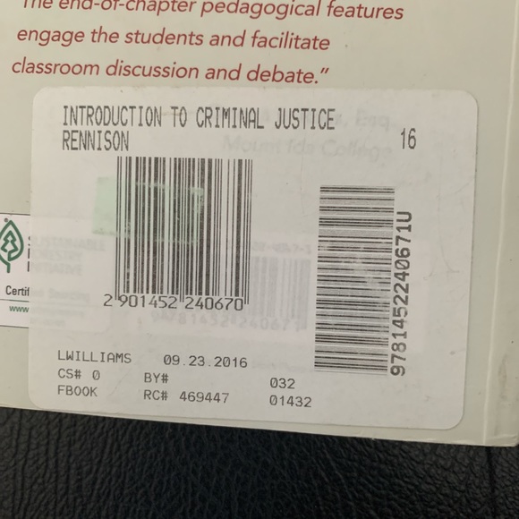 Intro to criminal justice textbook - Picture 3 of 3